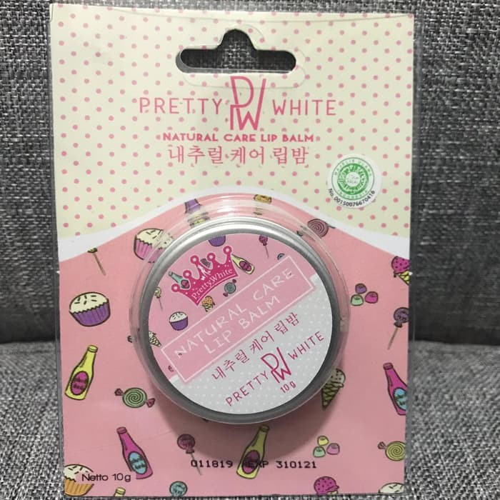 (hàng Mới Về) Son Dưỡng Chăm Sóc Môi Tự Nhiên Màu Trắng