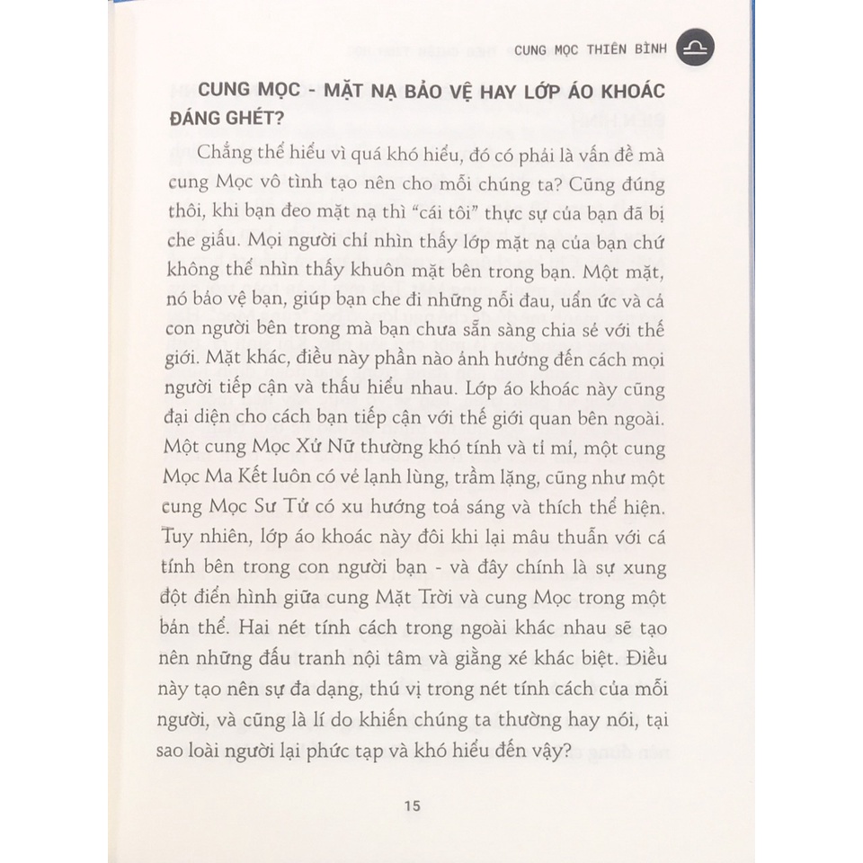 Sách - Định hướng sự nghiệp theo chiêm tinh học - Cung mọc Thiên Bình (WB30)