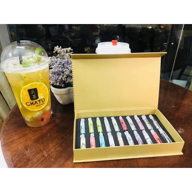 Hộp 20 chai nước hoa test mini hộp vàng | BigBuy360 - bigbuy360.vn