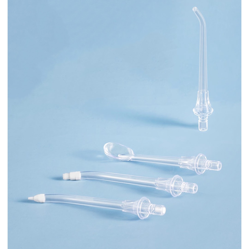 Tăm nước Xiaomi Mijia MEO701 vệ sinh sạch sẽ răng miệng, công suất mạnh mẽ, 4 đầu thay thế linh hoạt cho cả niềng răng