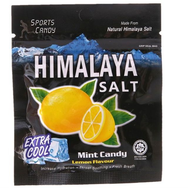 Combo 3 bịch Kẹo ngậm Himalaya Salt: kẹo ngậm chanh muối Malaysia