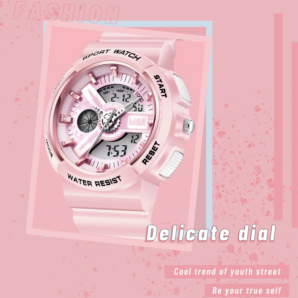Đồng Hồ Thể Thao Điện Tử Dây Silicon Chống Thấm Nước Cho Bé | BigBuy360 - bigbuy360.vn