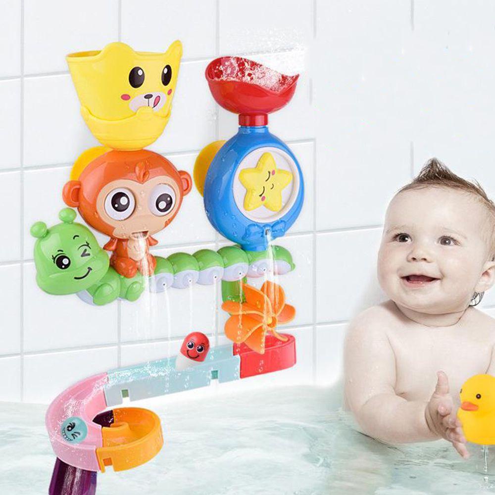 NICKOLAS Đồ Chơi Bồn Tắm Phun Nước Hình Khỉ Hoạt Hình Vui Nhộn Sáng Tạo Cho Trẻ Em