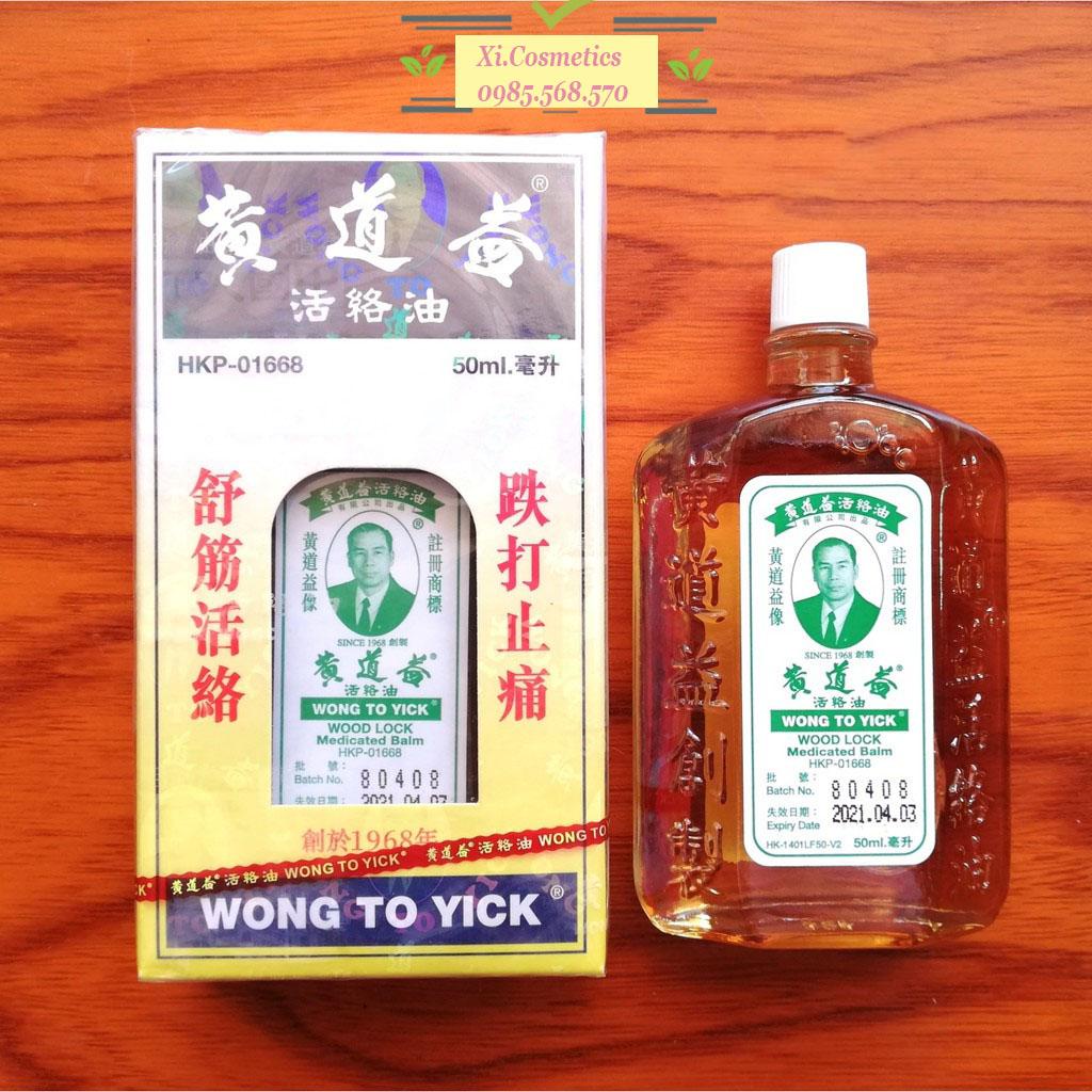 Dầu nóng Wong To Yick Huỳnh Đạo Ích Hong Kong 50ml