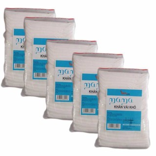 Combo 5 bịch khăn khô đa năng mama gói 240 tờ