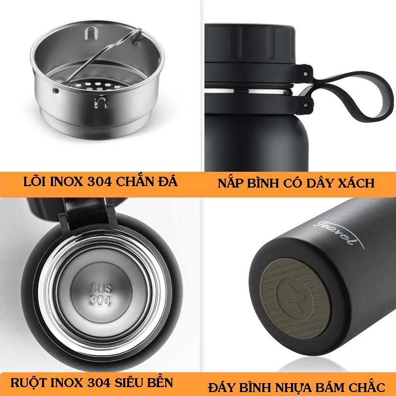 BÌNH GIỮ NHIỆT POPULAR VACUM 1100ML-INOX 304