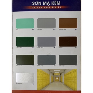 Sơn sắt mạ kẽm GALANT HARD TEX 2K
