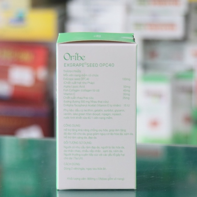 Viên uống Oribe - Hỗ trợ giúp sáng da, chống lão hóa, giảm vết nám, đồi mồi (Hàng chính hãng -Hộp 30 viên)