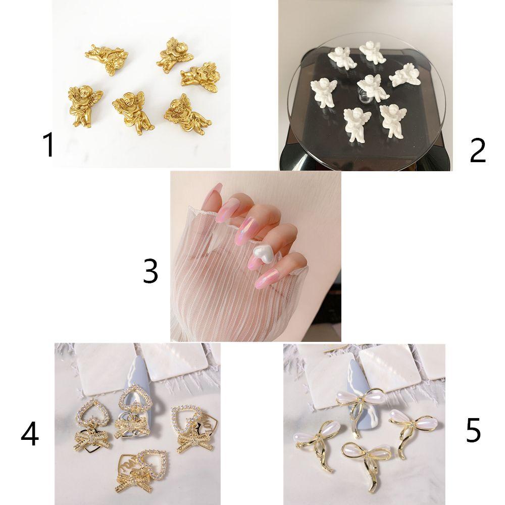 Set 10 Phụ Kiện Trang Trí Móng Nghệ Thuật Charms|Thiên Thần 3D Cổ Điển
