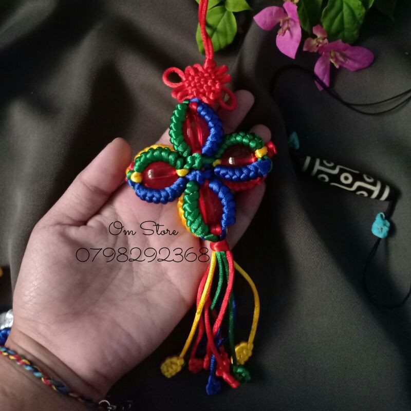 Dây treo handmade Chày Kim Cang Đôi Tây Tạng