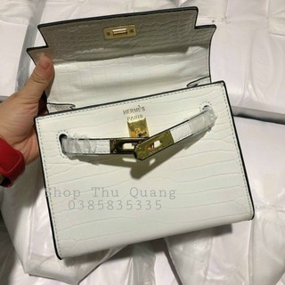 Túi Hm Sz 21cm vân rắn kèm tag