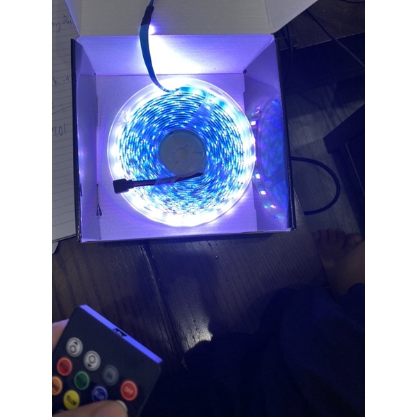 Đèn led 5m RGB 16 triệu màu điều khiển bằng điện thoại