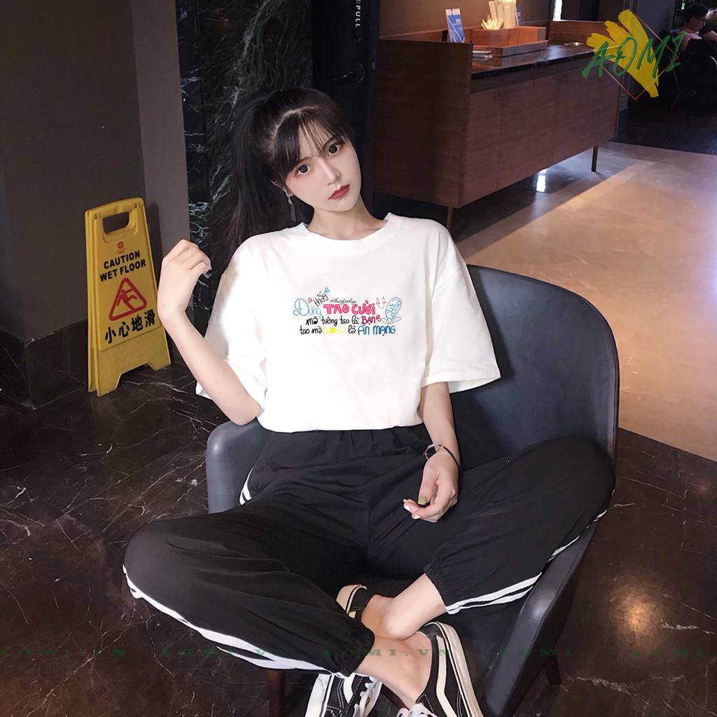 ÁO THUN UNISEX DUNG THAY TAO CUOI A PHÔNG NAM NỮ GIA ĐÌNH CẶP ĐÔI CÓ SIZE TRẺ EM AOMIVN