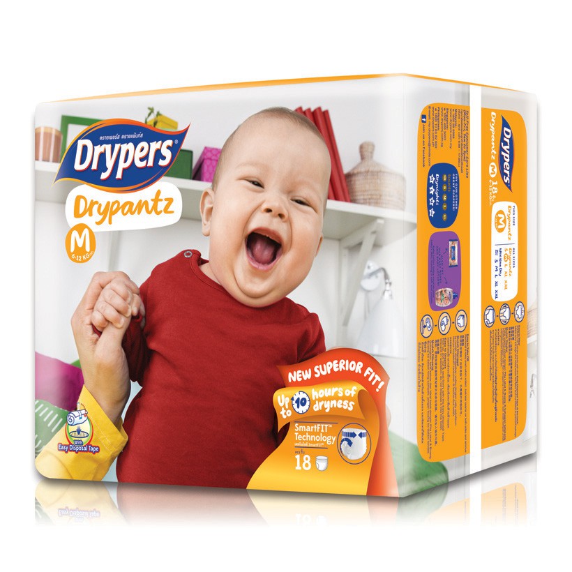 Tã bỉm quần Drypers Drypsntz Size M 7 đến 12kg