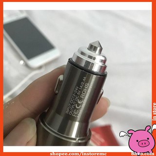 tẩu xạc ô tô 2 cổng usb