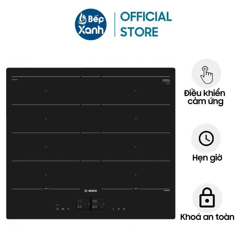 Bếp Từ Kết Hợp Home Conect Bosch HMH.PXY601JW1E (Series 8) - 60cm