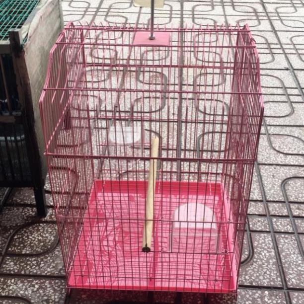 Lồng sắt sơn tĩnh điện đủ phụ kiện