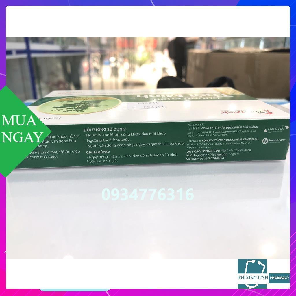 DƯỠNG KHỚP THÁI MINH hộp 20 viên