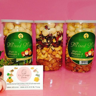 Mixed 4 hạt tách vỏ óc chó đỏ 500g