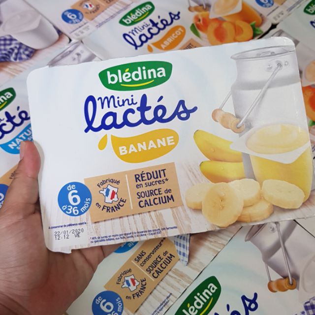 [Tách lẻ] SỮa chua cho bé ăn dặm Bledina Lactes lẻ 1 hủ KHÔNG NHÃN