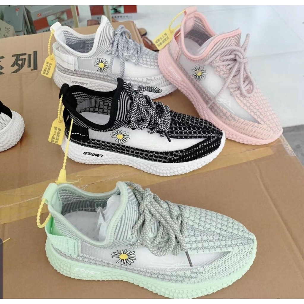 K02 FREESHIP GIÀY THỂ THAO HOA CÚC ĐẾ BÁNH MỲ SIÊU ÊM CHÂN MỚI FULLBOX