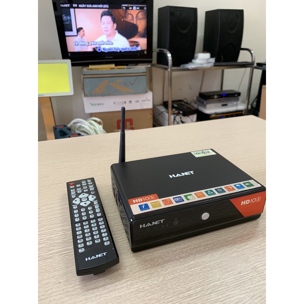 Bộ Đầu Karaoke Kèm Điều Khiển Chọn Bài Hanet Karaoke HD 10S Hàng Đẹp Xuất Sắc
