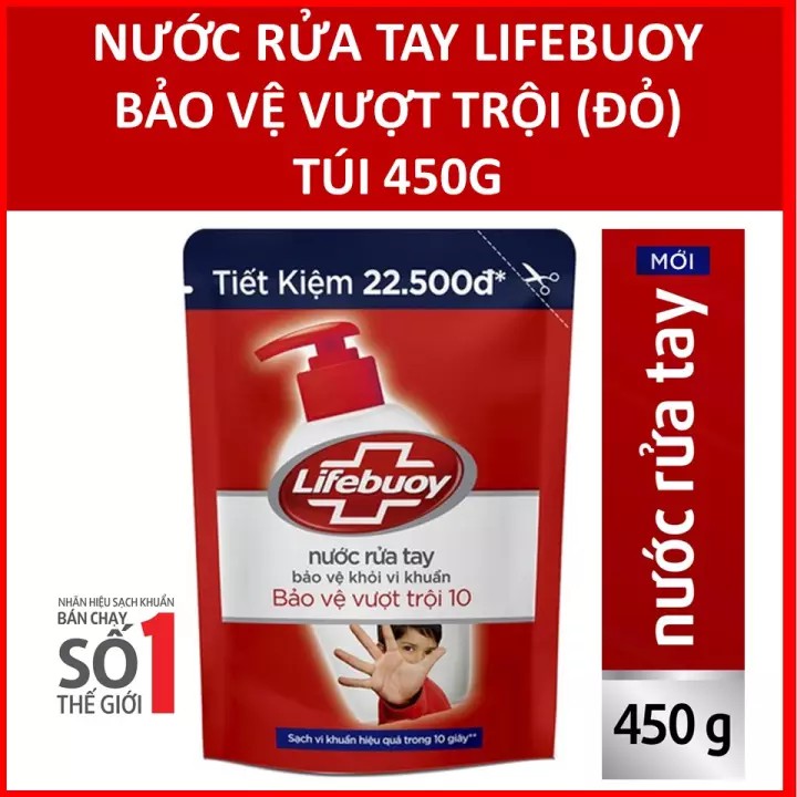 Nước rửa tay Lifebuoy Túi 450g | BigBuy360 - bigbuy360.vn