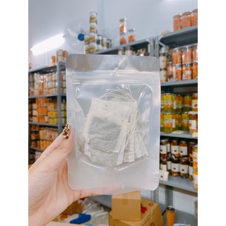 Trà thảo mộc hộp xanh lá