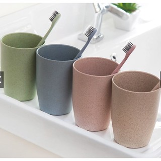 Cốc nhựa chịu nhiệt nhiều màu - Cốc uống nước, đánh răng, cắm bàn chải đa năng
