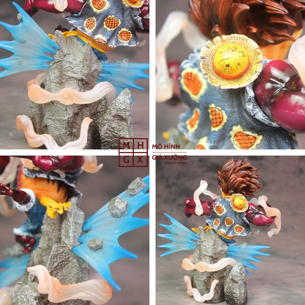 Mô Hình Luffy mũ rơm Gear 4 Snake Man Cao 21cm -  Figure Tượng Monkey D.Luffy Vua Hải Tặc