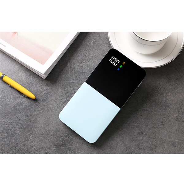 Pin sạc dự phòng CÁT THÁI Q100 Polymer 15000mAh mỏng nhỏ gọn cao quí 2 cổng sạc vào