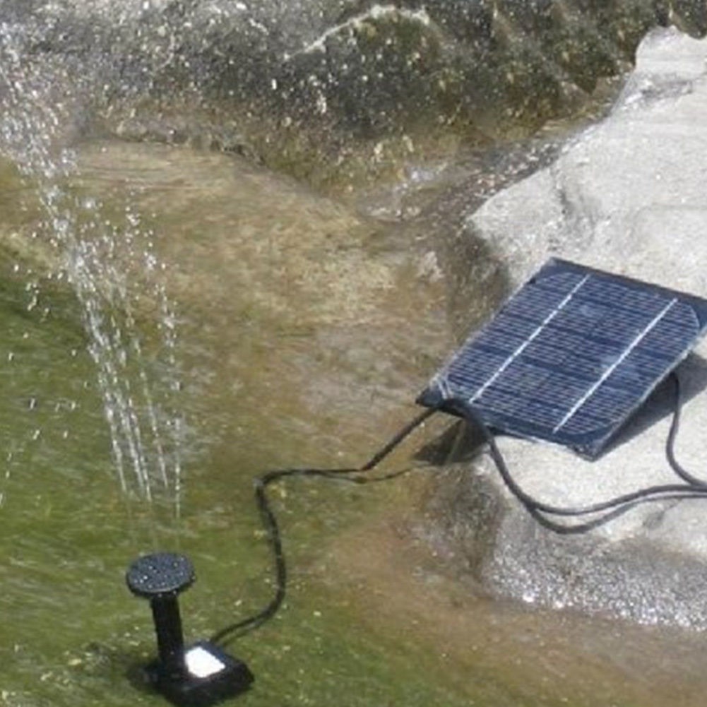 Máy bơm phun nước mini sử dụng năng lượng mặt trời qkhbest 1.2W