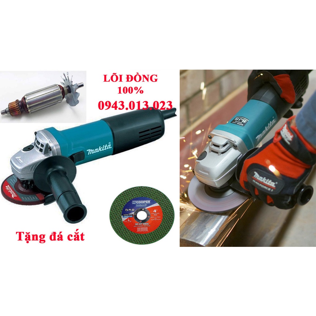 Máy cắt cầm tay Makita 840W lõi đồng giá cực sốc tặng kèm lưỡi cắt