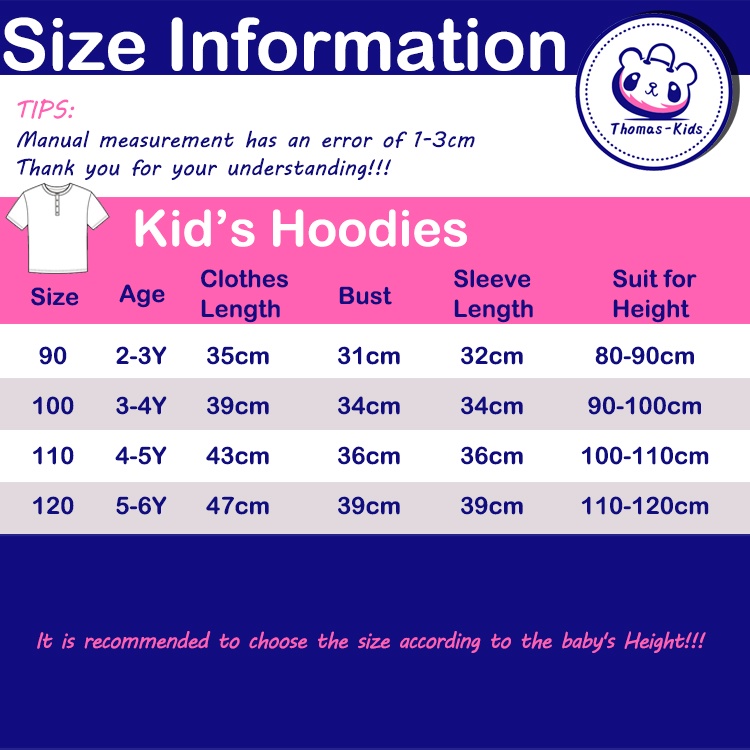 [THOMAS KIDS] Áo Khoác Hoodie Chui Đầu Mềm Mại In Hình Khủng Long Dễ Thương Cho Bé Trai / Gái 2-6 Tuổi