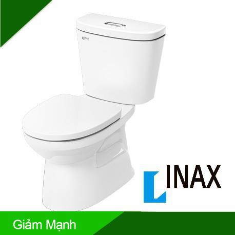 Nắp bồn cầu Inax C306, nắp nhựa thay thế vừa cho bồn cầu 2 nhấn của Inax