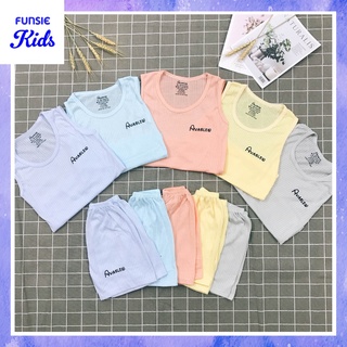 Quần Áo Trẻ Em, Bồ Đồ Ba Lỗ Thun Gân Avaslew Cho Bé 3-15kg Vải Cotton Mùa Hè Thoáng Mát Màu Pastel Dễ Thương