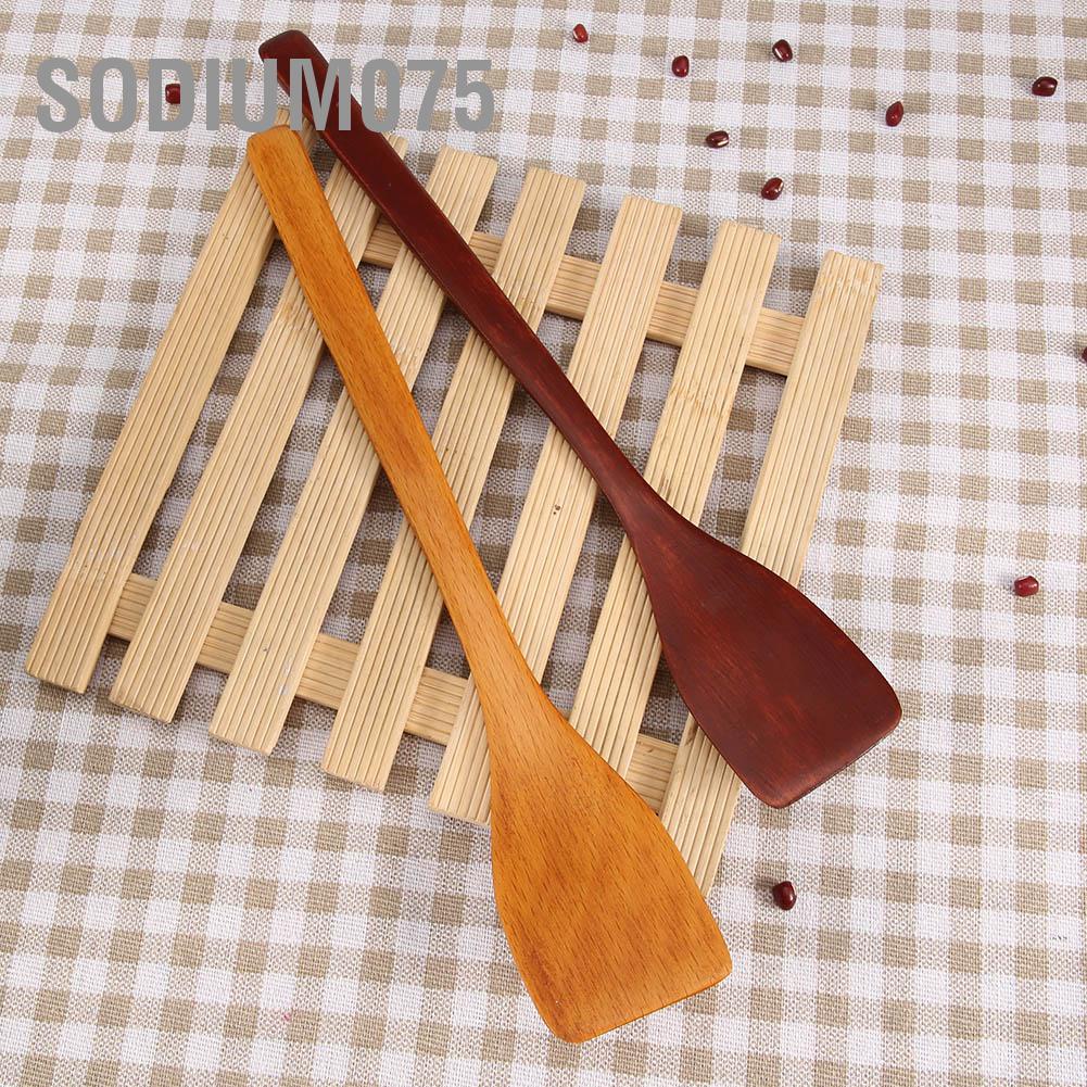 Hàng Hot Dao xoay thìa gỗ không dính Xẻng xào nấu ăn Đồ dùng nhà bếp Hàng giao ngaySodium075