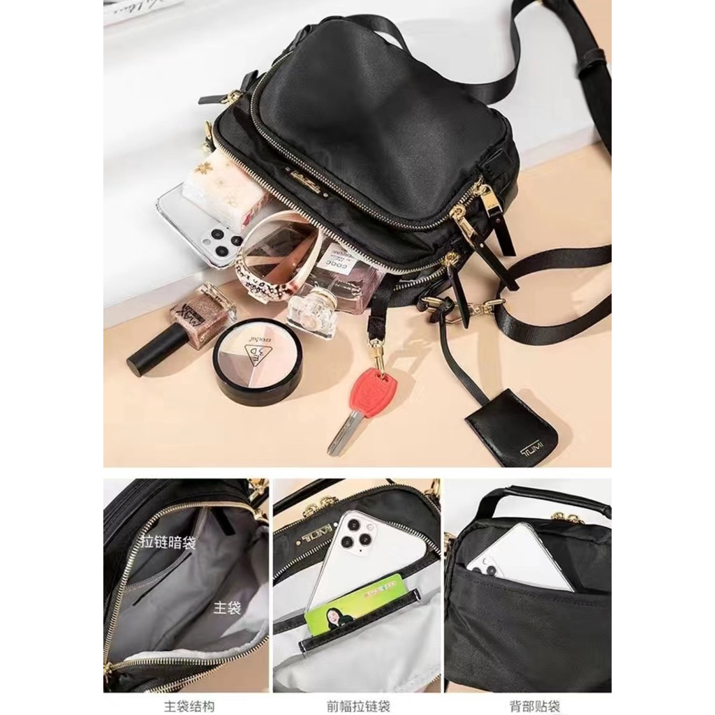 Túi Đeo Vai Chéo D2d3tumi TUMI Voyageur Bằng Nylon Siêu Nhẹ Đơn Giản Thời Trang Cho Nữ196308