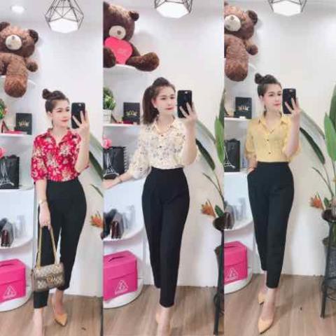 Áo sơ mi tay nối mẫu mới