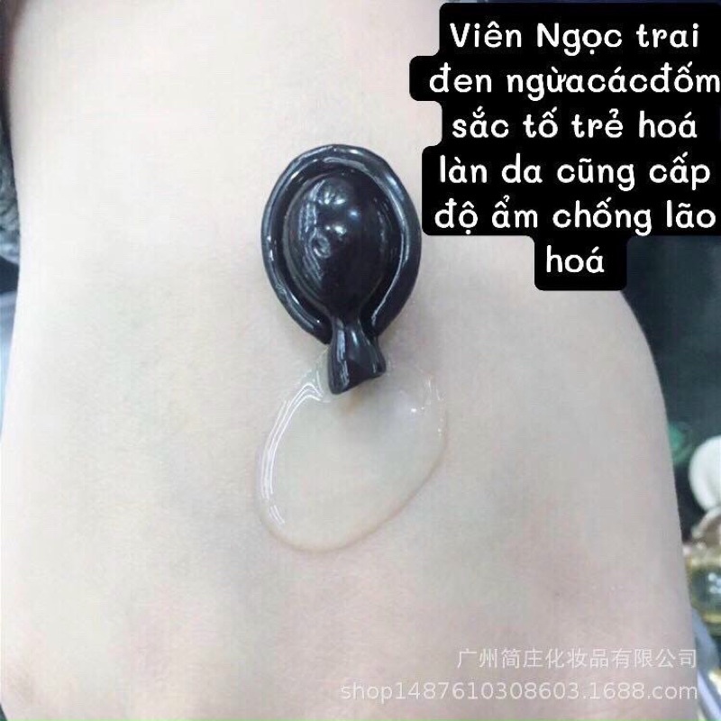 Viên Nang Đen ngừa các đốm sắc tố trẻ hoá làn da cung cấp độ ẩm chống lão hoá