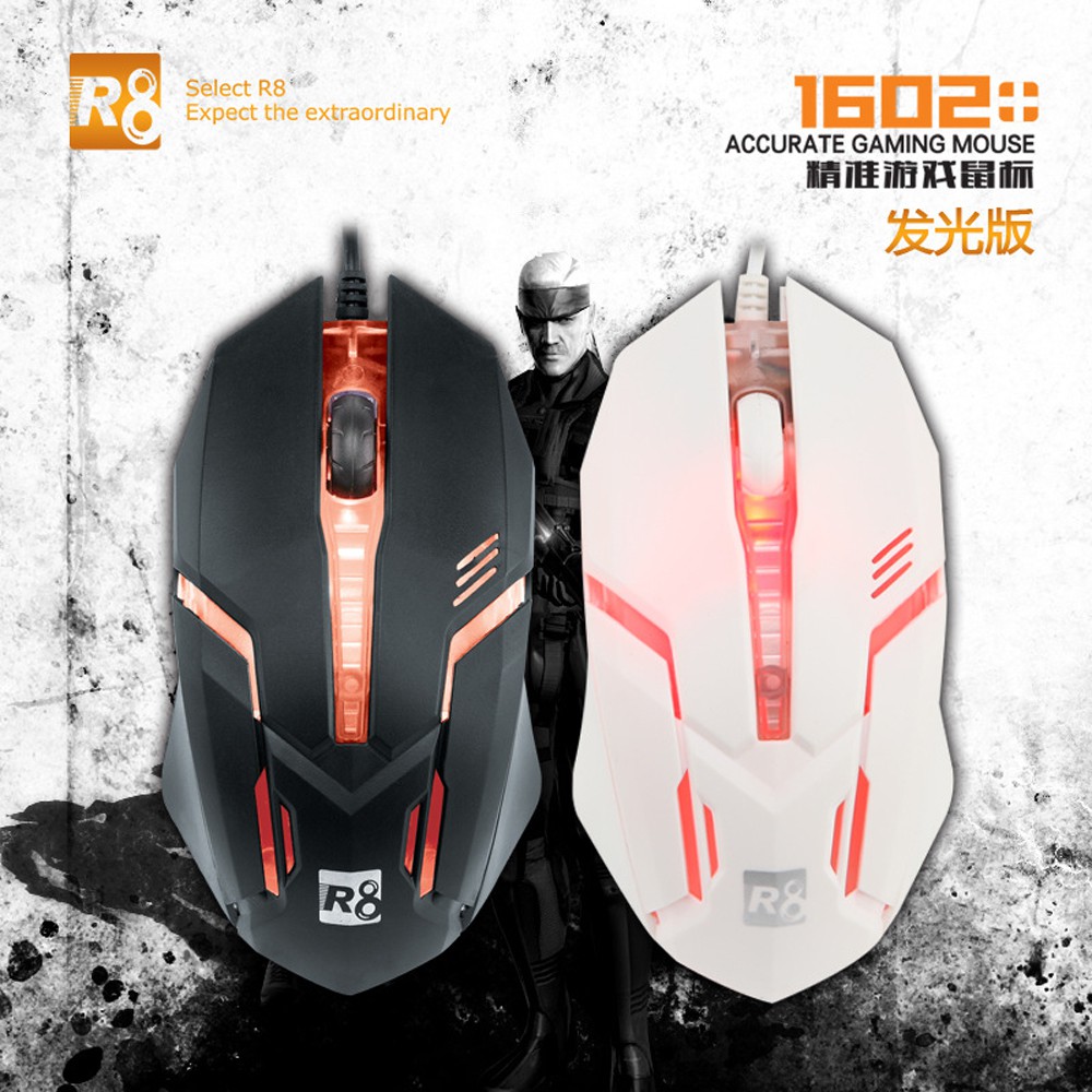 Chuột Game R8 1602 đèn led đa màu | BigBuy360 - bigbuy360.vn