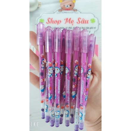 Bút nước Doremon Tforu mực tím ⚡ SIÊU ĐÁNG YÊU ⚡ Cây viết họa tiết Doremon bắt mắt, mực đậm, sắc nét