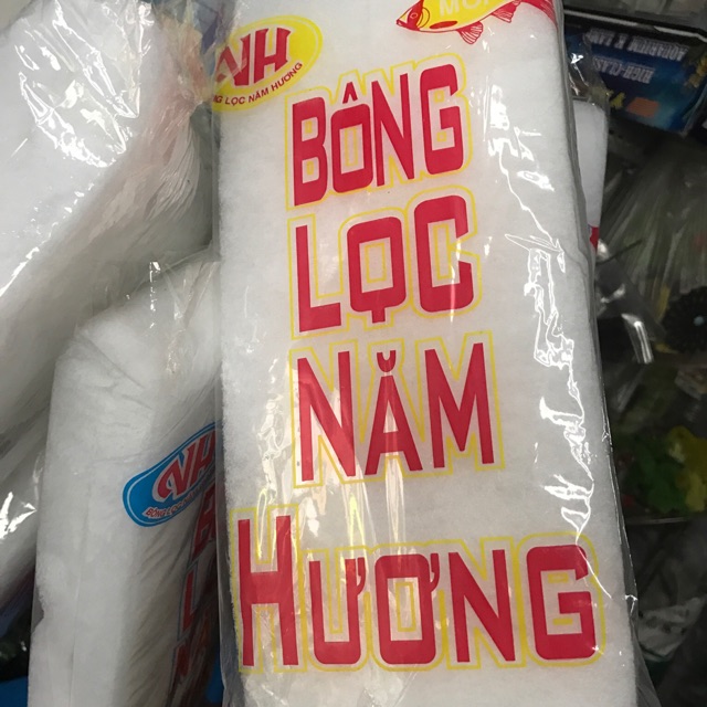 Bông lọc nước giữ cặn hồ cá, bông lọc bể cá