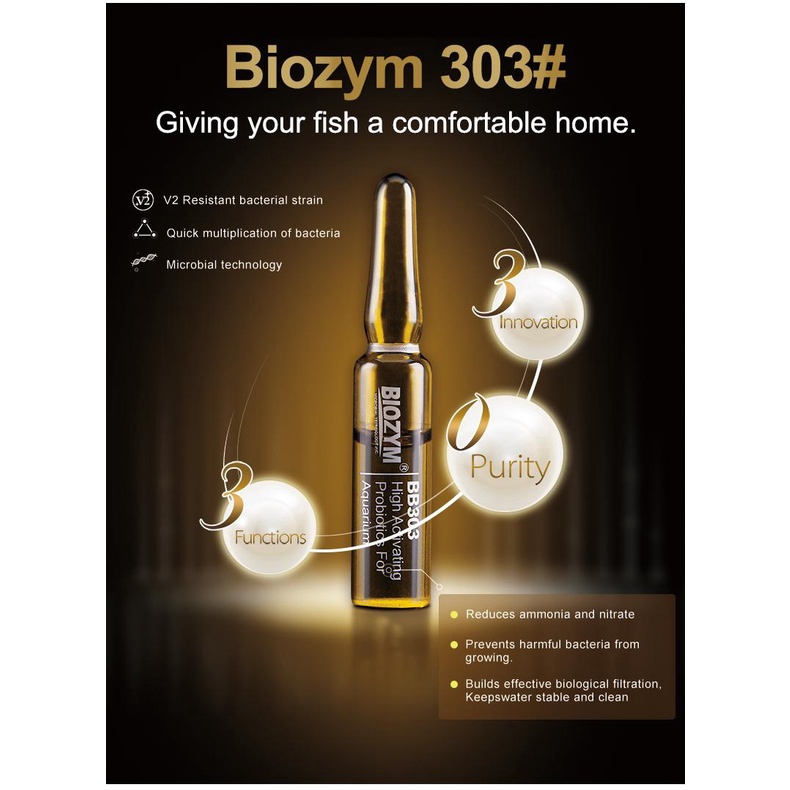 Vi sinh sống Biozym 303 hoạt động siêu mạnh
