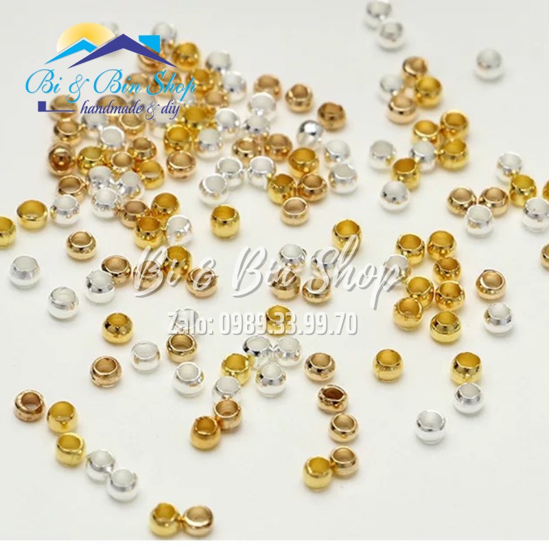 Gói Hạt Bi Kẹp Chặn Hạt Chuỗi Làm Dây Chuyền, Vòng Đeo Tay Trang Sức Handmade