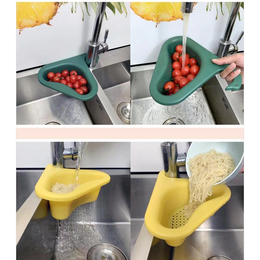 Khay Lọc Rác Gắn Bồn Rửa Bát Thiên Nga, Bồn Rửa Chén Đa Năng, Giỏ Lọc Rác Bồn Rửa Bát MKS048