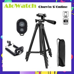 Gậy Chụp Hình Tripod 3120 + Nút Remote Bluetooth + Kẹp Điện Thoại