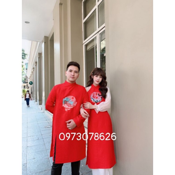 🥰 Siêu phẩm sét áo dài gia đình cao cấp đẹp nhẹ nhàng hàng thiết kế.  áo dài cao cấp giá rẻ