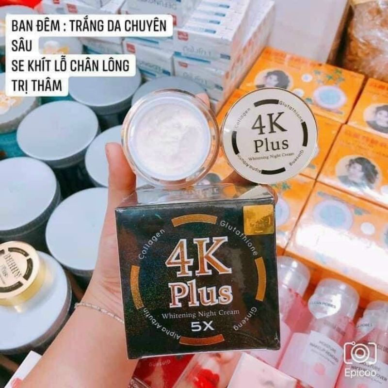 Kem dưỡng 4k plus 5x, berry plus 5x xóa mụn tàn nhang chính hãng thái lan