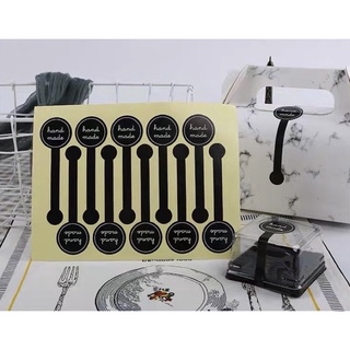 Sticker Handmade đen 10 miếng